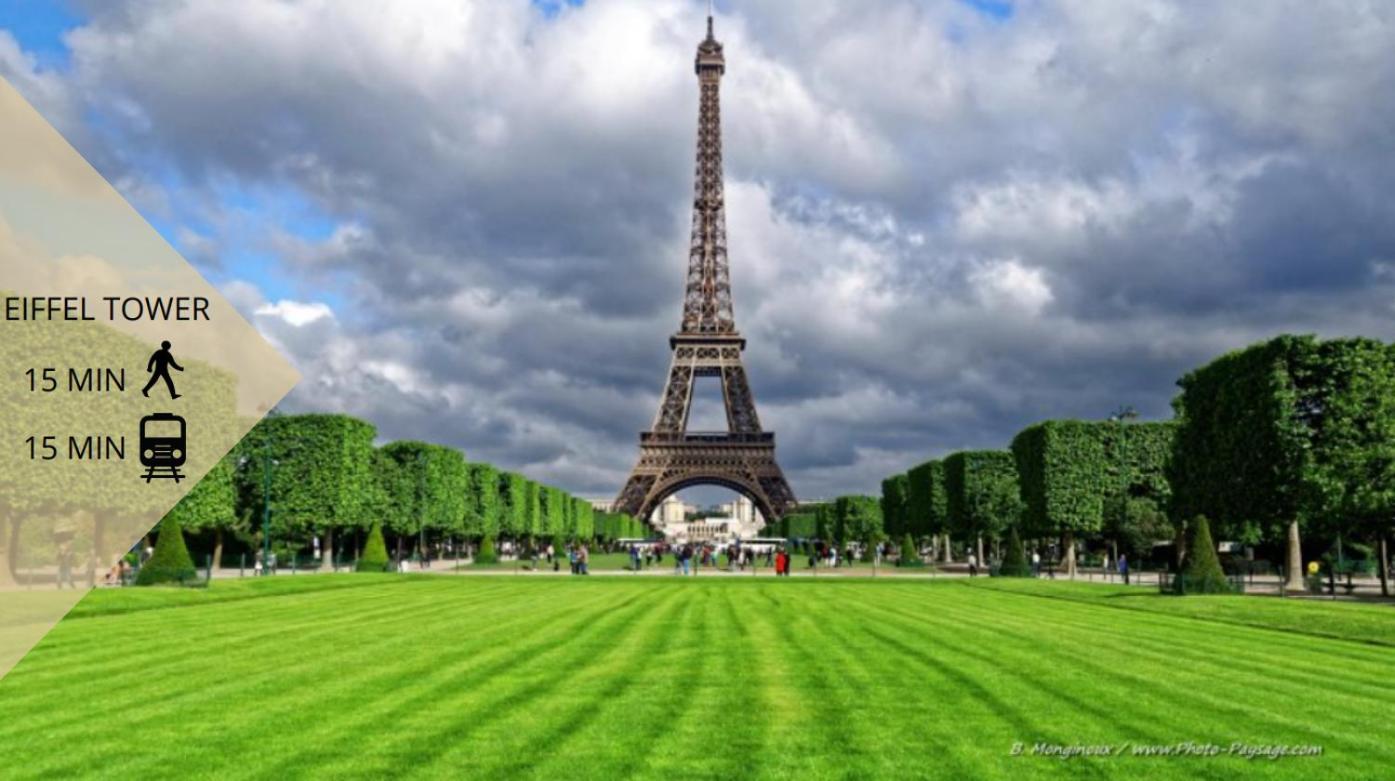 Appartement De Standing 5 - Tour Eiffel/Invalides Paris Exterior foto